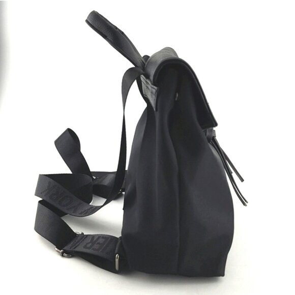 Botkier Trigger Backpack Black Nylon Multi Functional Adjustable Shoulder Straps - Picture 3 of 15